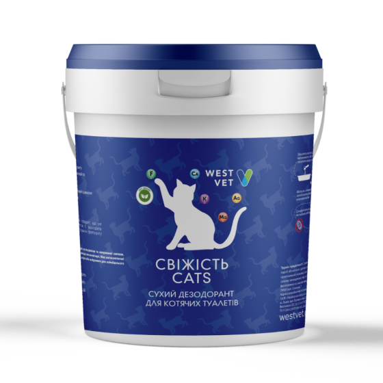 Дезодорант для кошачьих туалетов Свежесть Cats 5 кг, WestVet Винница