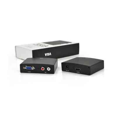 Конвертор VGA to HDMI+ Audio active black Voltronic (YT-AC-HDMI(in)/VGA(out)-B/14898) Вінниця