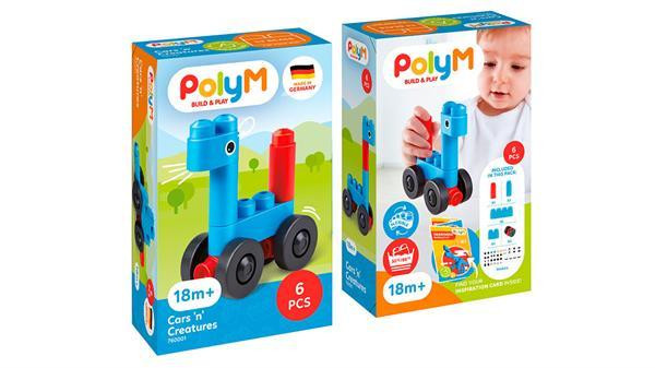 Конструктор PolyM Машинки і звірята 6 деталей (760001) Харків - фото 10