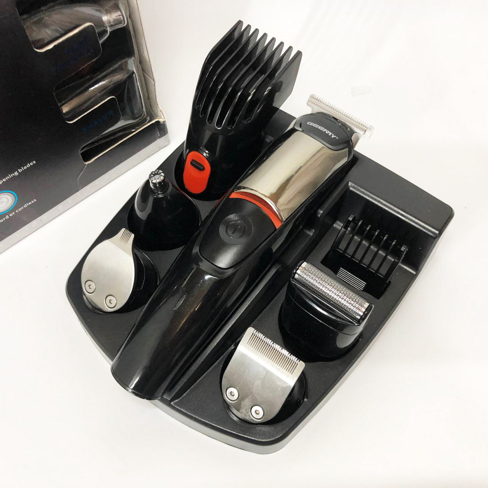 Тример для стрижки акумуляторний професійний Geemy GM-853, Професійна машинка для стрижки волосся JK-37 Івано-Франківськ - фото 8