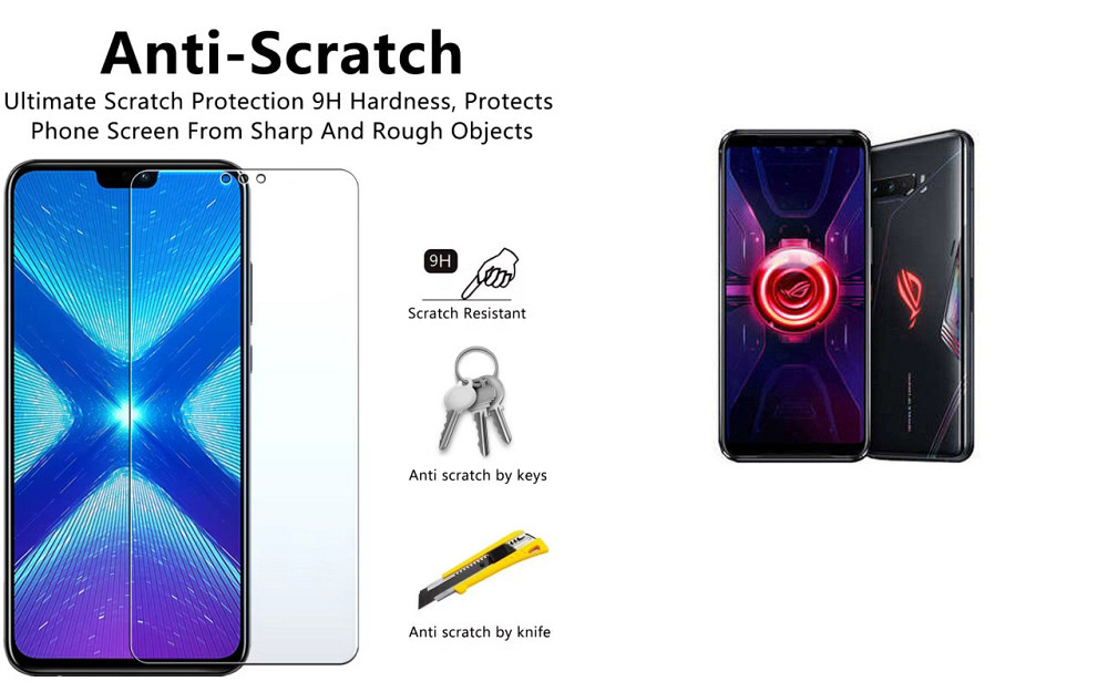 Защитное стекло NeoGlass для Asus ROG Phone 3 – ультрапрозрачное и устойчивое Киев - изображение 1