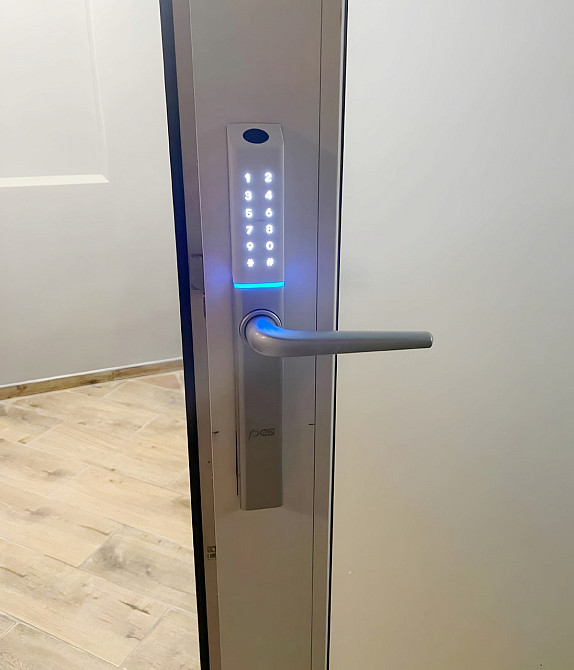 PES Ford silver розумний замок з вузьким корпусом Київ - фото 9