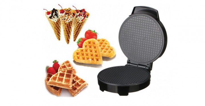 Вафельниці для віденських вафель DOMOTEC MS-7710 1000 Вт, Вафельниця для приготування смачних вафель NA-17 Львів - фото 9