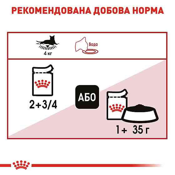 Вологий корм для дорослих котів ROYAL CANIN INSTINCTIVE IN GRAVY 0.085 кг Київ