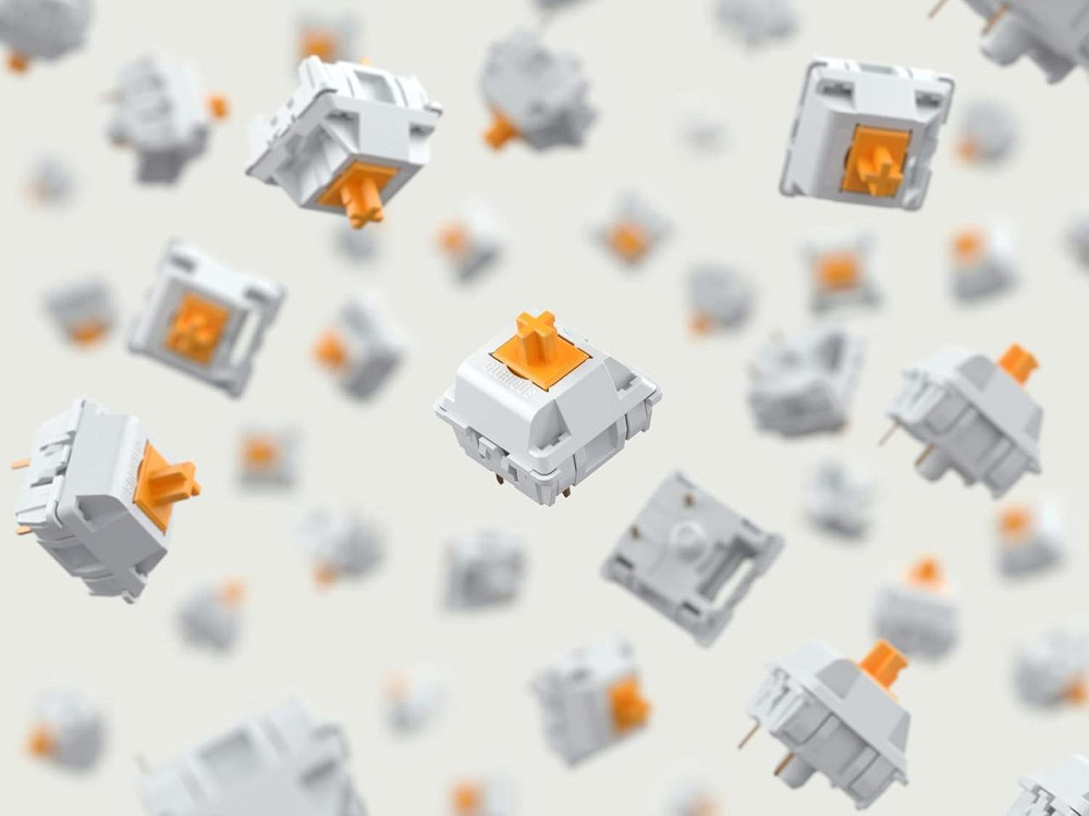 Механические тактильные переключатели Glorious Panda 36 шт 49g 3‑pin для GMMK и Numpad с заводской смазкой Киев - изображение 4