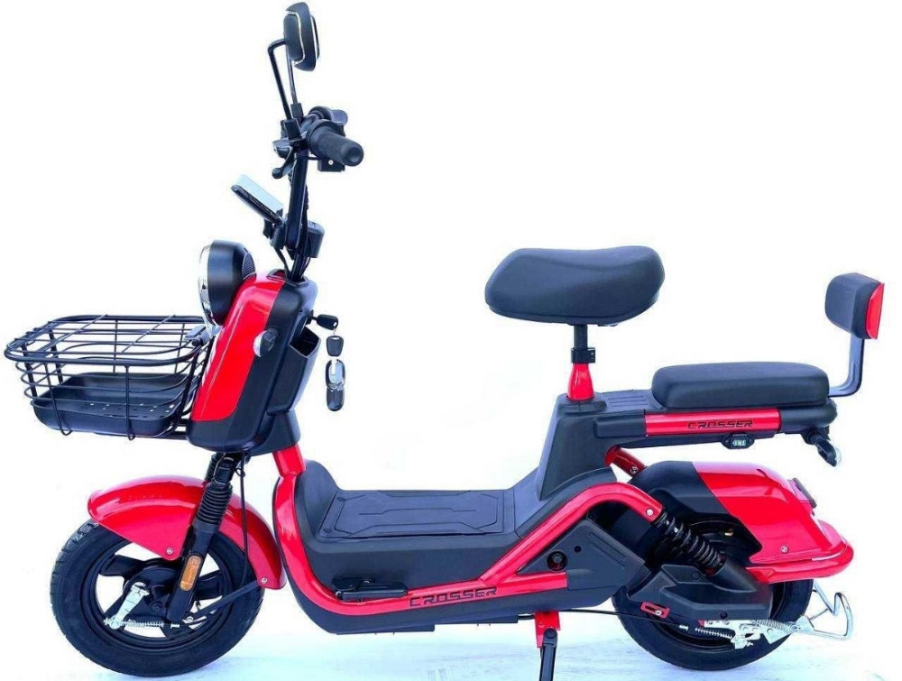 Електричний велосипед Crosser CR2 800W (графенові акб 60V/24Ah)Красный. Харків - фото 5