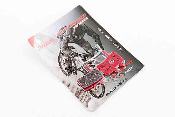 Гальмівні колодки Disk-brake (Avid Hydraulic Juicy 5 and 7, Ball Bearing 7), червоні YL-1019 Киев