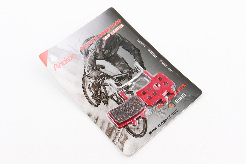 Гальмівні колодки Disk-brake (Avid Hydraulic Juicy 5 and 7, Ball Bearing 7), червоні YL-1019 Київ - фото 1