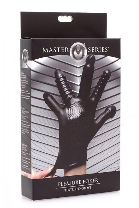 Перчатка с разными текстурами Master Series Pleasure Poker Textured Glove Sex Aura Киев - изображение 5