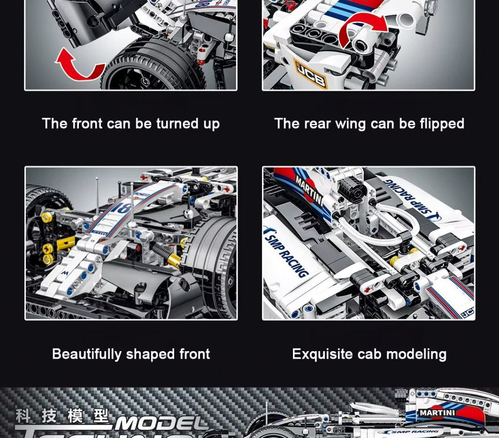 Конструктор детский спортивный болид гонка Формула-1 спортивная машина на 1152 детали Каменец-Подольский - изображение 10