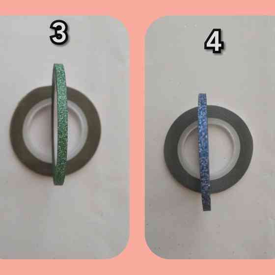 Стрічка для дизайну нігтів "Сахарна нитка" 3 mm. (різні кольори) Київ