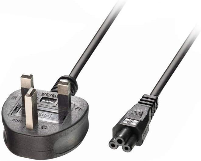 Кабель живлення AJP C5 Cloverleaf 3 контакти UK вилка 1 м для ноутбука адаптера сумісний з Acer Dell HP Lenovo Asus Samsung Київ - фото 2