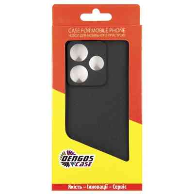 Чехол для мобильного телефона Dengos Carbon Xiaomi Redmi 13 4G (black) (DG-TPU-CRBN-199) Винница