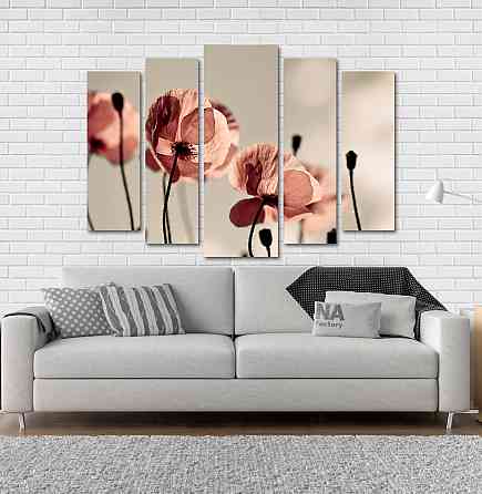 Модульна картина Маки Art-44_5 Київ