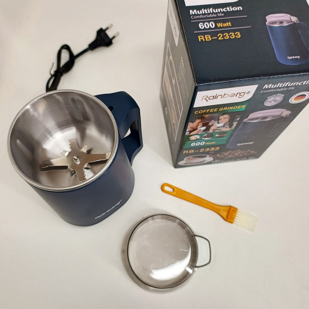 Апарат для измельчения кофе, Кофемолка электрическая кухонная с ножами, Кофемолка для кофе и сахара EF-92 Львов - изображение 5