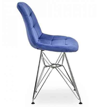 Стілець Тауер S тканина велюр синій Днепр