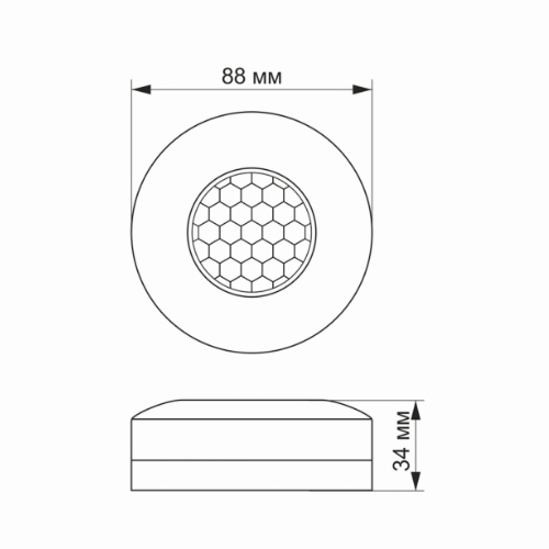 Датчик руху та освітленності 1200W 220V інфрачервоний чорний VL-SPC12B Videx Житомир