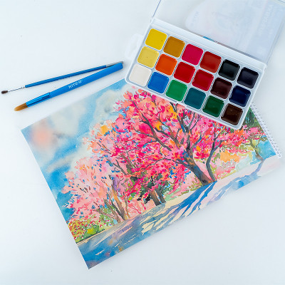 Акварельні фарби Kite Classic , 18 кольорів (K-066) Вінниця - фото 3