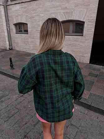 Женская рубашка в клетку (с накатом) Одесса