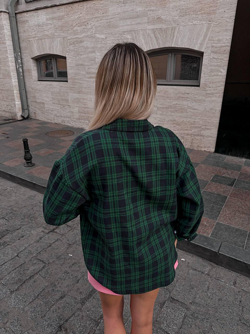 Жіноча сорочка в клітинку ( з накатом) Одеса - фото 3