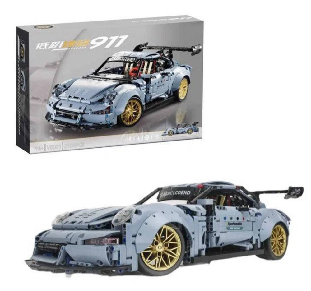 Конструктор машинка Technic  Porsche 911 GT3 2100 деталей маштаб 1:8 Порш 911 Киев - изображение 11