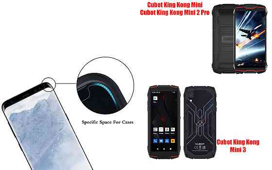 Защитное стекло HyperGlass Pro для Cubot King Kong Mini, Mini 2 Pro, Mini 3 – максимальная чувствительность и Киев