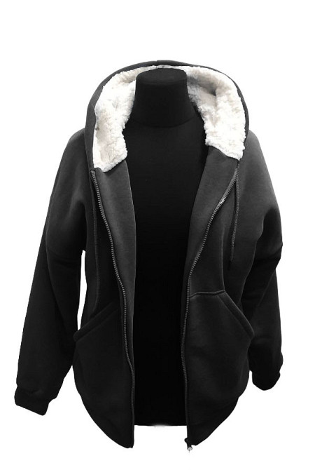 Женское кофта на меху Черный 42/46 Харьков - изображение 1