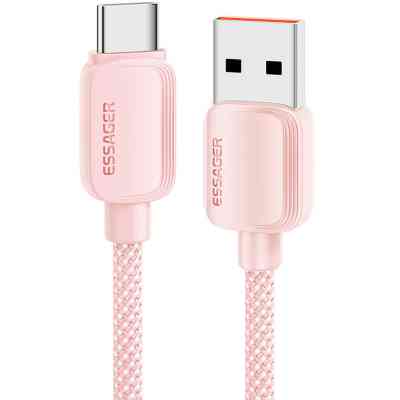 Дата кабель USB 2.0 AM to USB-C 1.0m 100W pink Essager (EXC7A-WL04-P) Винница