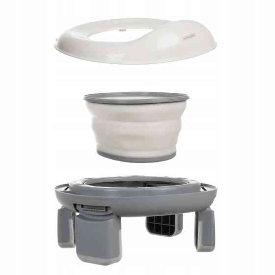 Дитячий дорожній горщик складаний і портативний c 5 рулонів пакетів Kruzzel (25510) Нововолинськ