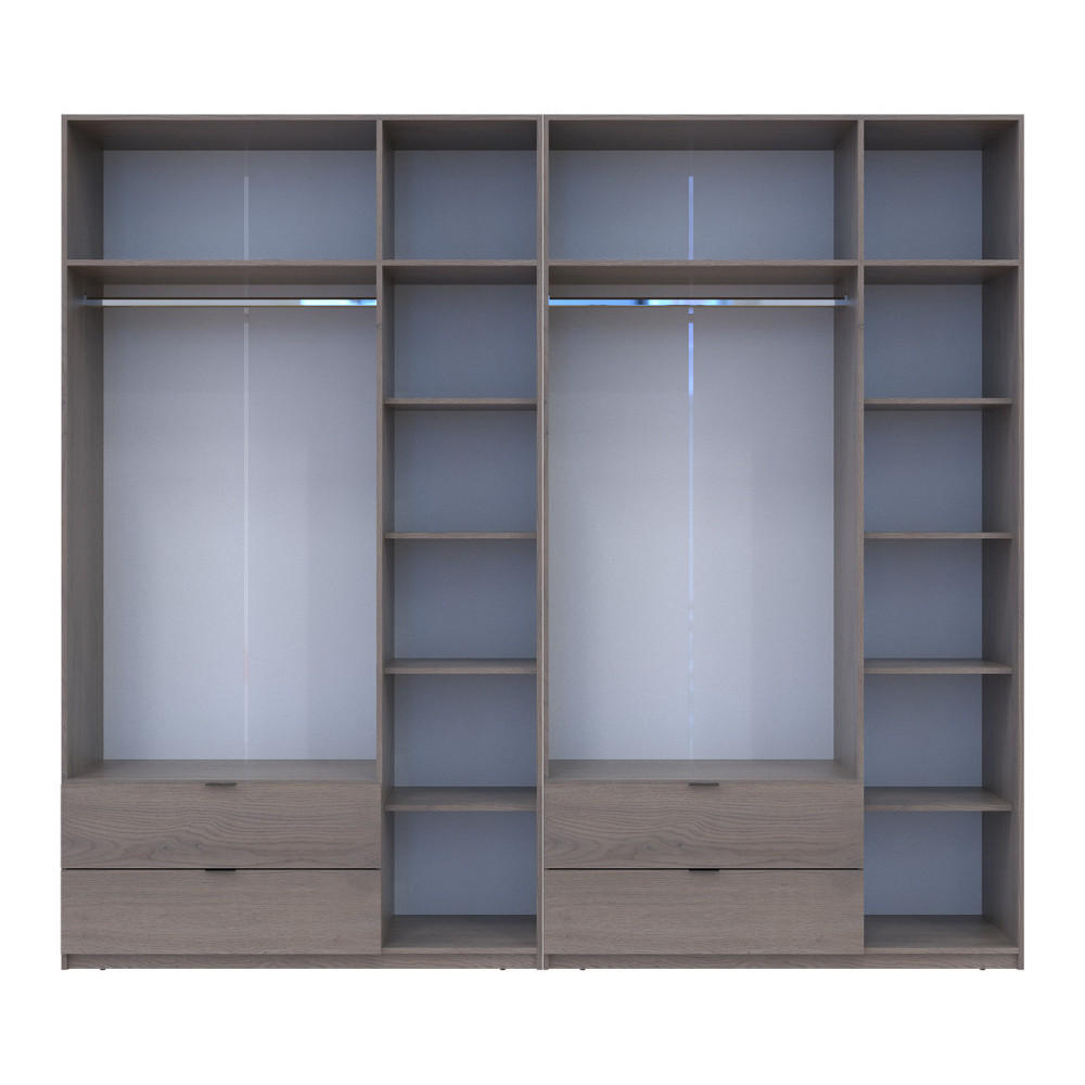 Комплект шкафов для одежды Doros Лукас (2 шт.) 270х50х240 см Канноло (DRS-011852) Львов - изображение 7