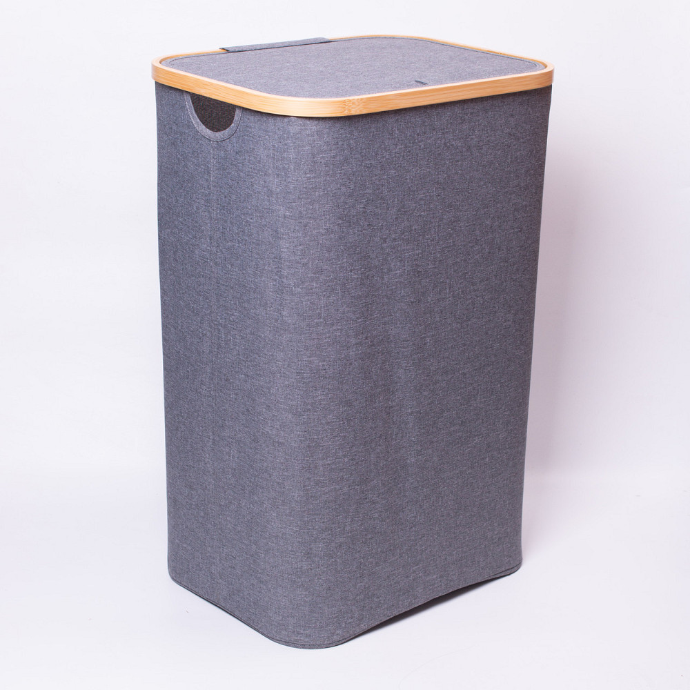 Yiwu Кошик для білизни з кришкою 40×30×60 (см) м'який 70 (л) HP-41-16 Коломия - фото 2