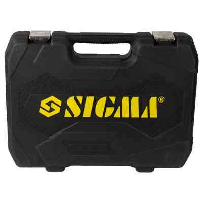 Набор инструментов Sigma насадок торцевых и бит 1/4", 1/2" 72шт CrV mid (6003741) Винница