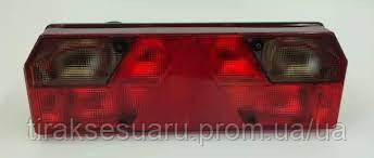 Ліхтар задній SCHMITZ (ASPÖCK Europoint I) лів.\розетка (чорн.) 422 x 148 x 89 M8(161) (mm) Луцьк - фото 1