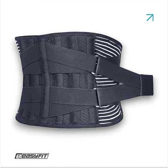 Пояс для спини з 4 ребрами жорсткості EasyFit (XXL) Коломия