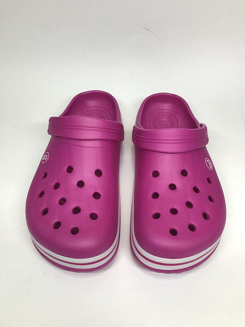 Крокси Рожеві жіночі сабо Одеса - фото 3