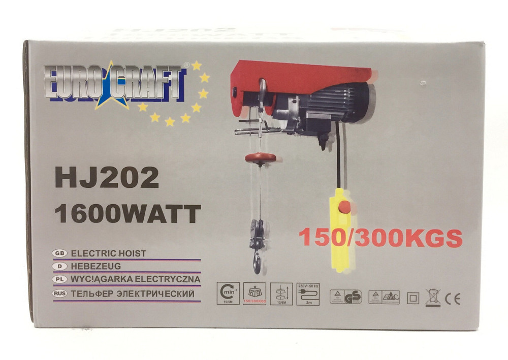 Тельфер Euro Craft HJ202 Польша 150/300 кг Киев - изображение 5