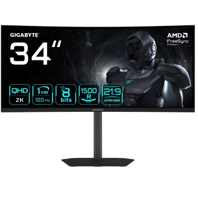 Монитор GIGABYTE GS34WQCA EK Винница - изображение 1