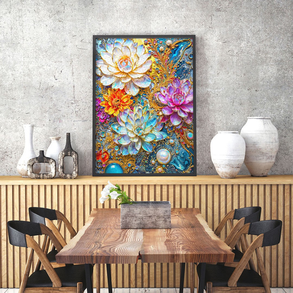 Перламутрові водяні лілії - Pearlescent Waterlilies (Enjoy-2244) Киев - изображение 7