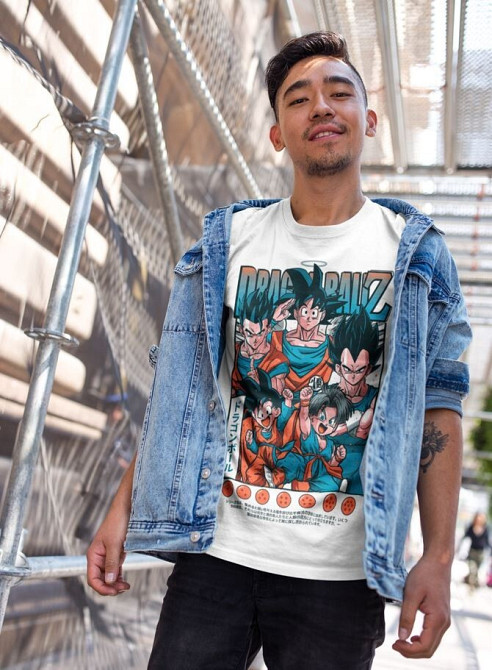 Футболка з аніме принтом Аніме Манга Отаку Аніме оверсайз (S/M/L) Чорний AnimeJ0924 Дніпро - фото 5