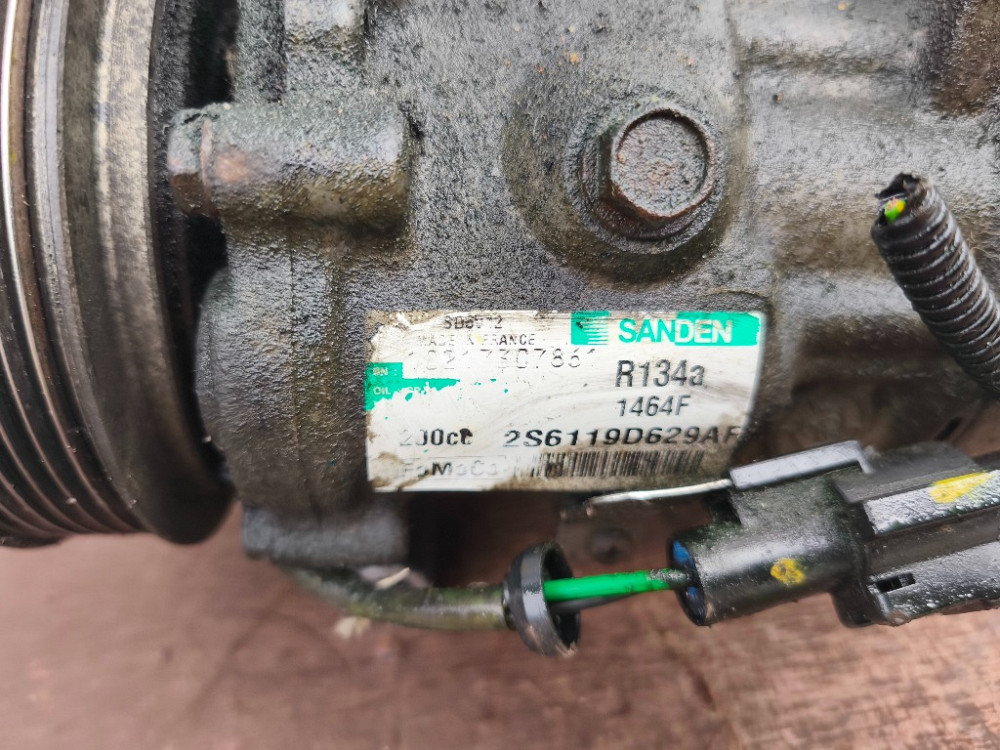 Компресор кондиціонера Ford Fusion 1.4 / 1.6 tdci 2002-2012 (2S6119D629AF) Ковель - изображение 4