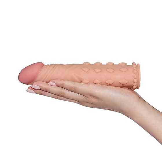 Насадка на член Pleasure X-Tender Penis Sleeve Flesh 2 Sex Aura Киев