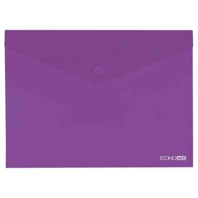 Папка - конверт Economix А4 180 мкм фактура "глянец", фиолетовая (E31301-12) Винница