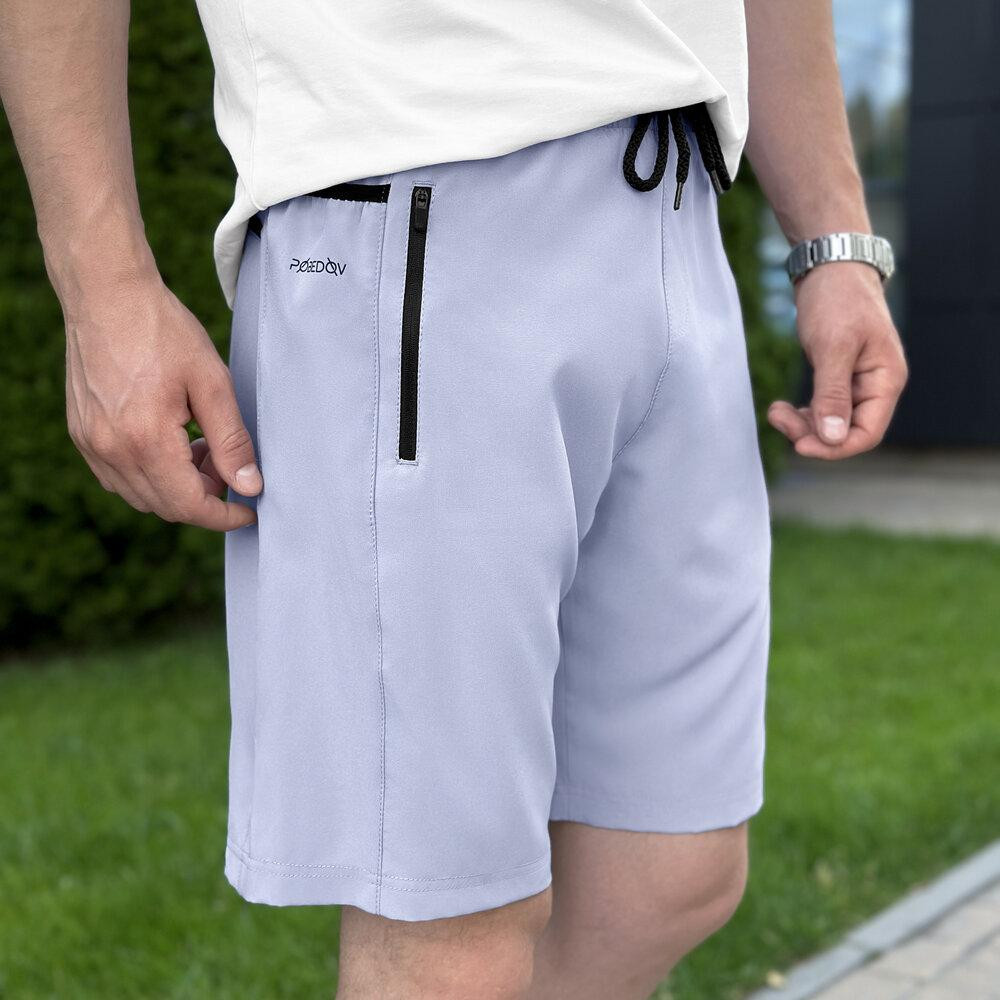 Чоловічі шорти прямого крою сірі Pobedov Vil'nyy Київ - фото 7
