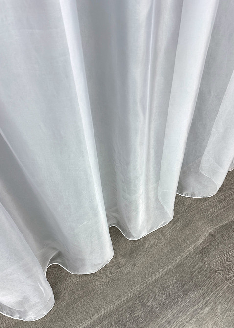 Тюль VR-Textil 009т Органза однотонна Білий 250х270 см (42-0868) Київ - фото 8