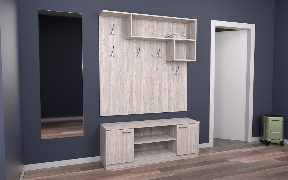 Прихожая ГКШ-10, Самоа Димчастий, 1300/350/1900 Львов - изображение 2