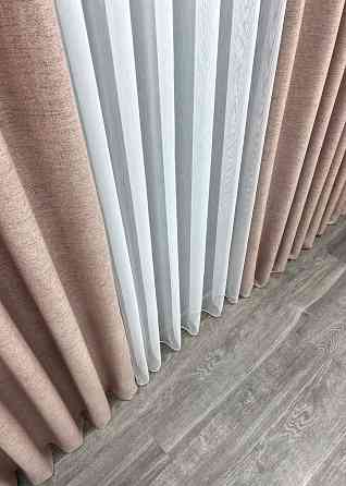 Шторна тканина "TWEED_V" однотонна колір пудровий 1916ш Київ