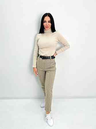 Теплі жіночі брюки "Decart" оптом | Норма | Розпродаж моделі Капучіно, 48 Київ