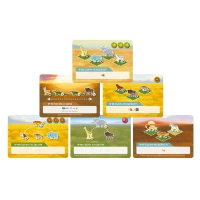 Настільна гра Geekach Games Дика природа. Серенгеті (Wild: Serengeti) (GKCH056WS) Вінниця - фото 2