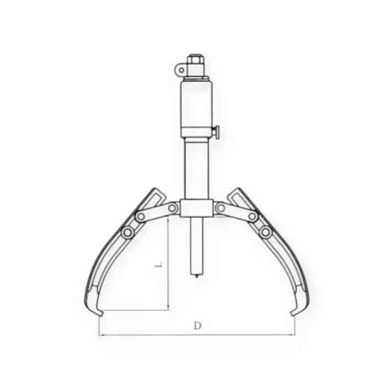 Съёмник подшипников гидравлический 5т двух-трёхзахватный Стандарт Мукачево