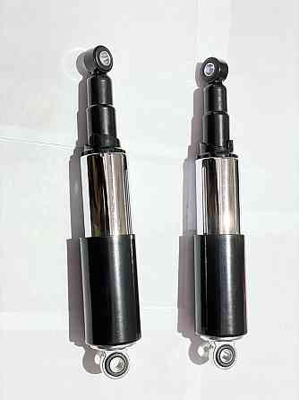 Амортизатори (пара) мотоцикл Ява 32 см, регульовані, закриті, чорні Мукачево